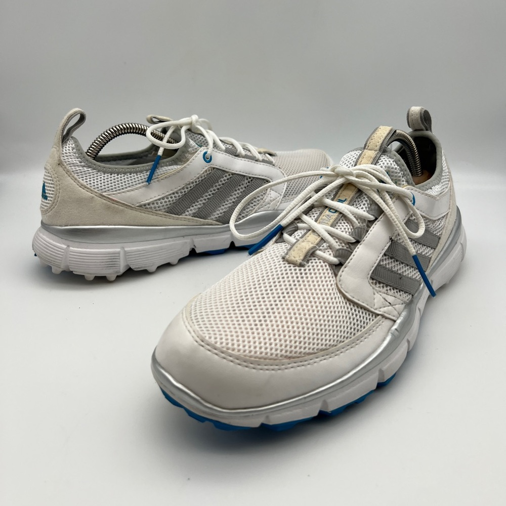 ADIDAS Women's Adistar Climacool Running Sneakers Size 9 White Silver Blue